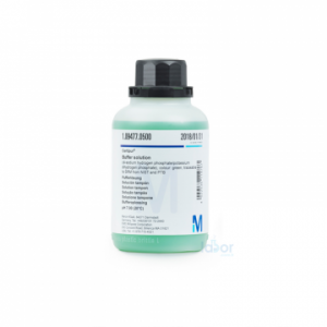 MERCK 109477 Ph 7.00 (di-sodium hydrogen phosphate/potassium dihydrogen phosphate), colour: green traceable to SRM from NIST and PTB pH 7.00 (20°C) Ce